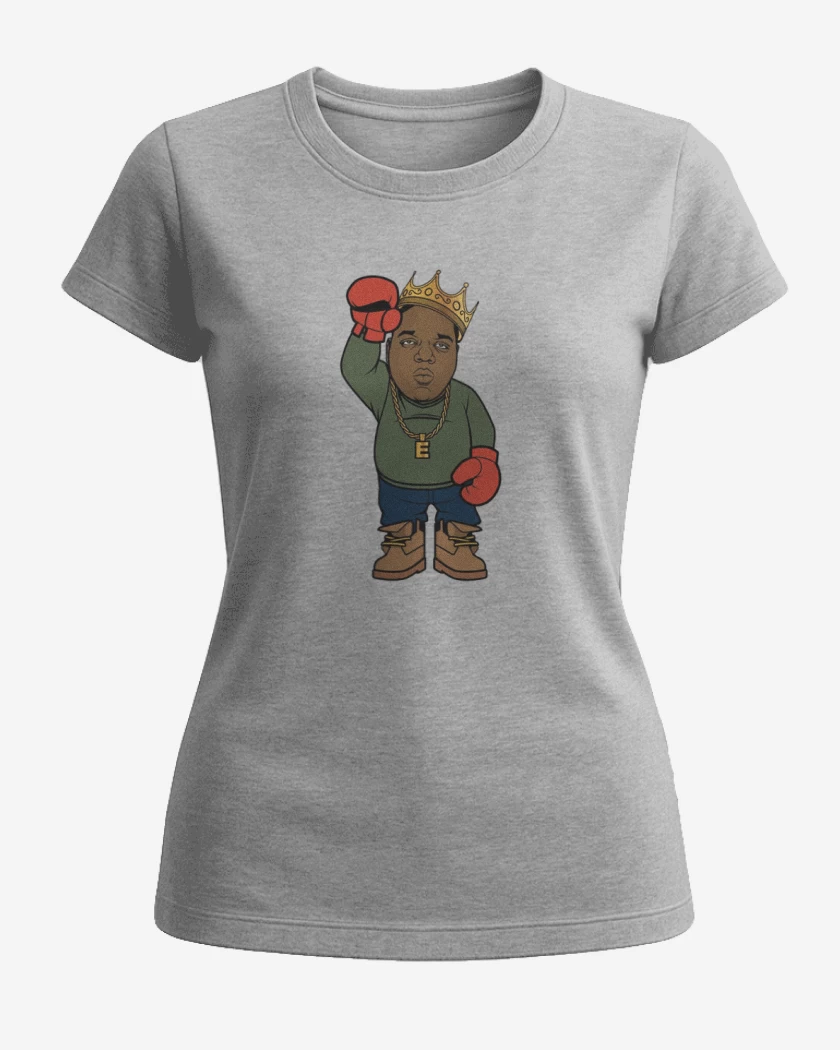 Polera de Mujer Gris Melange de The Notorius B I G 