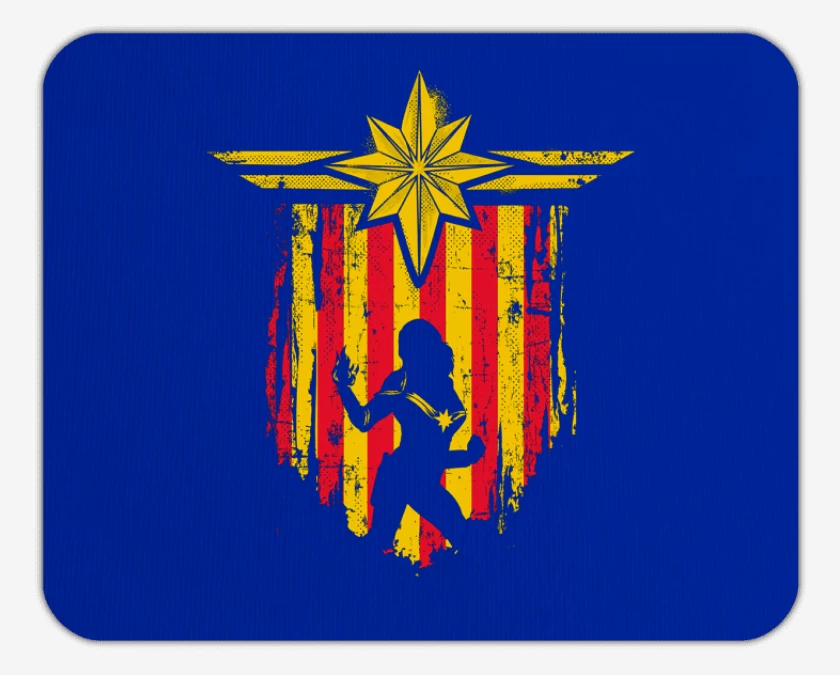 Mousepad Capitana Marvel  escudo