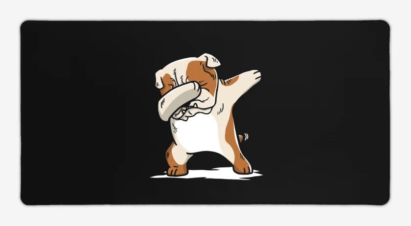 Mouse pad Gamer Negro de Bulldogg Style 