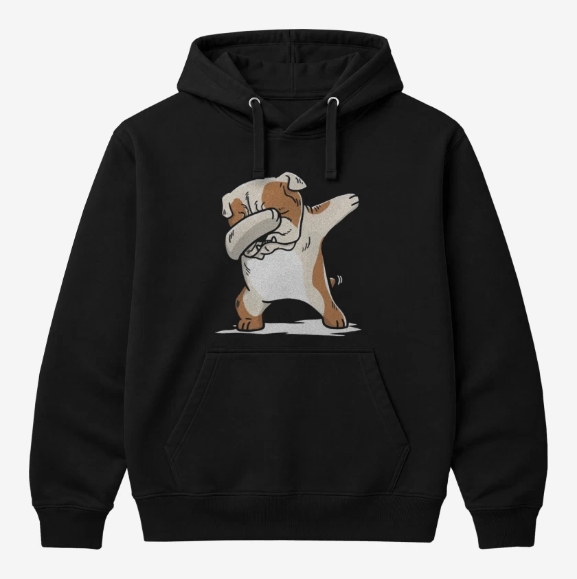 Polerón Canguro Negro de Bulldogg Style 