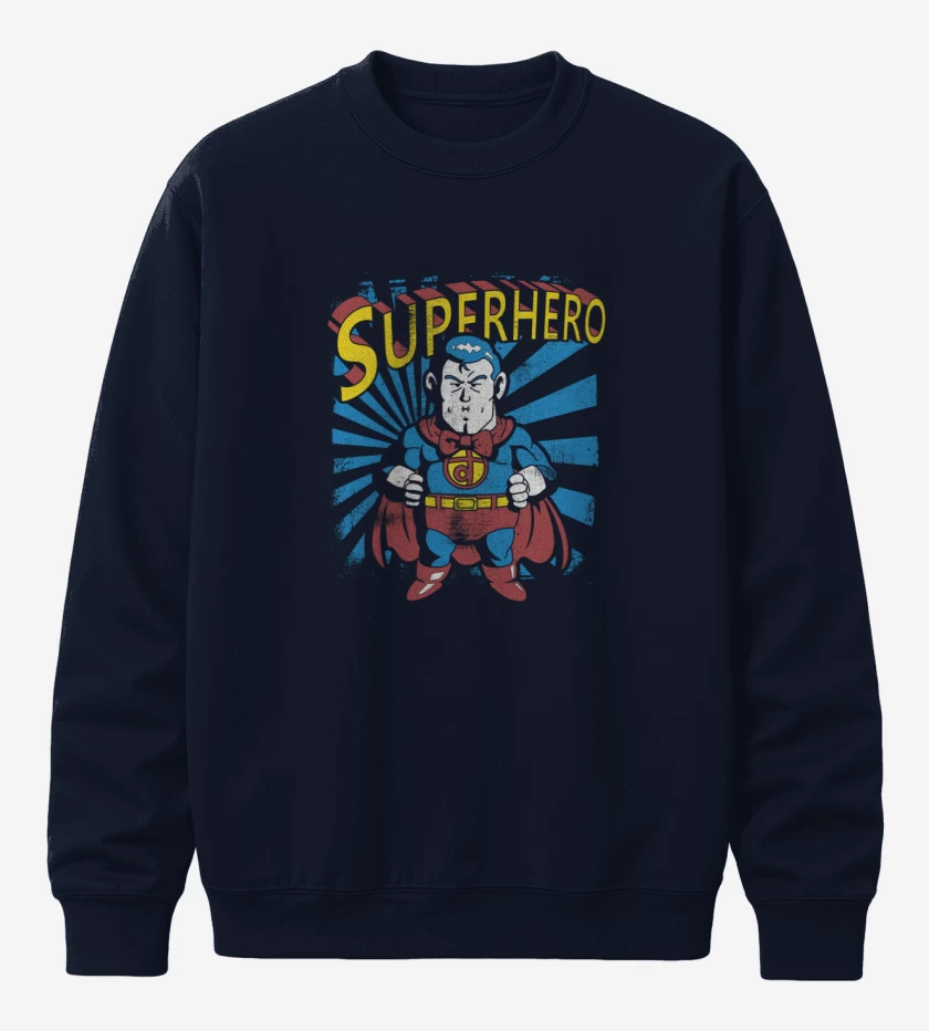 Poleron polo Superhero suppaman 