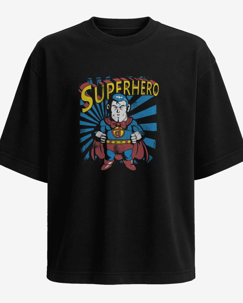 Polera Oversize Superhero suppaman 