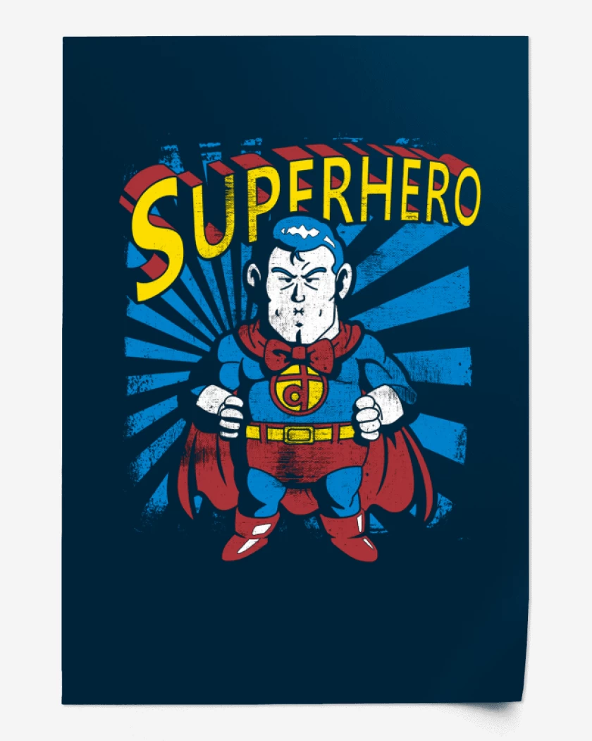 Print Superhero suppaman 