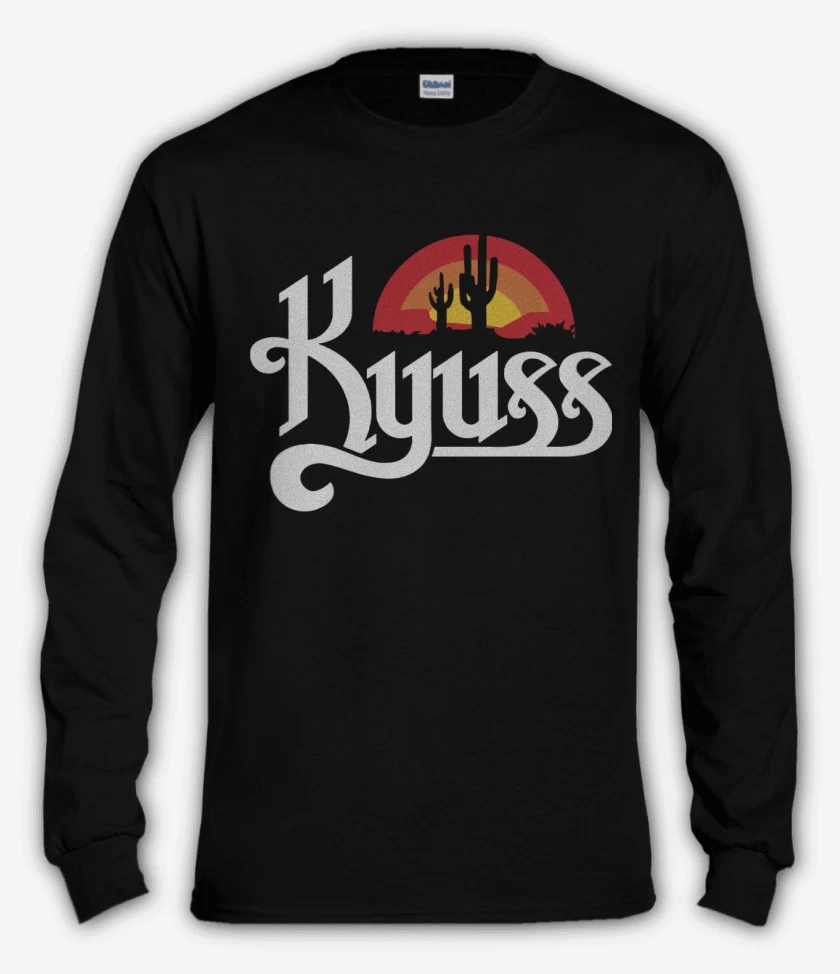 Polera manga larga Negro de Kyuss