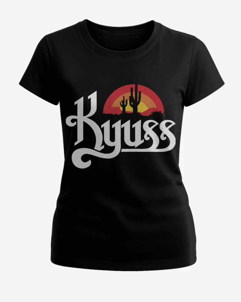 Polera de Mujer Negro de Kyuss