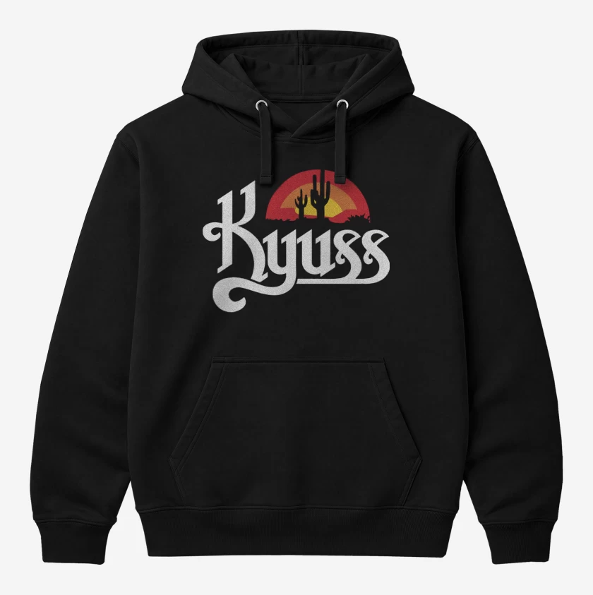 Polerón Canguro Negro de Kyuss