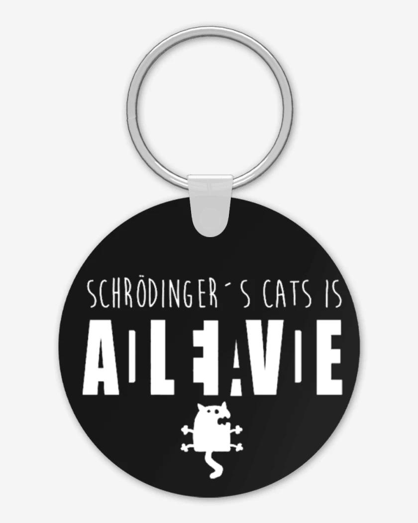 Llavero Gato de schrodinger III