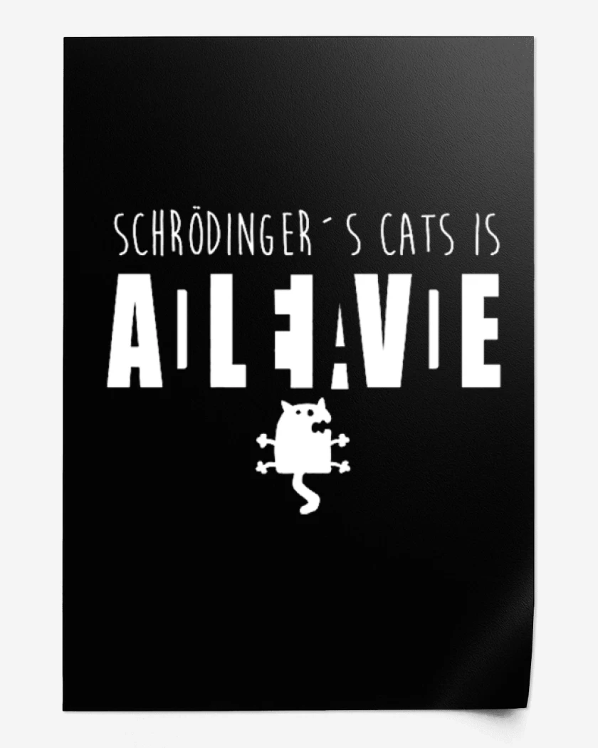 Print Gato de schrodinger III