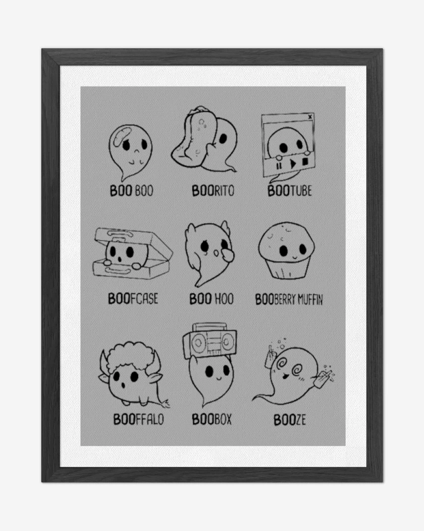 Cuadro decorativo Gris Melange de Los BOOS
