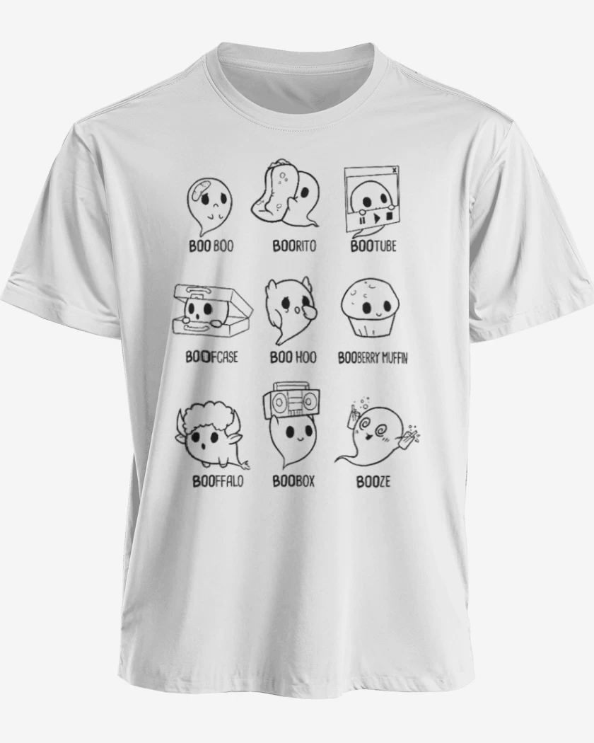 Polera premium Blanco de Los BOOS