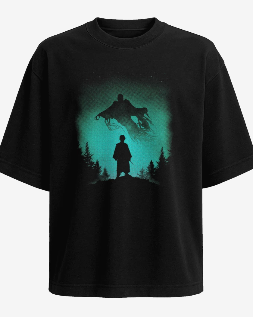 Polera Oversize Negro de Dementor II