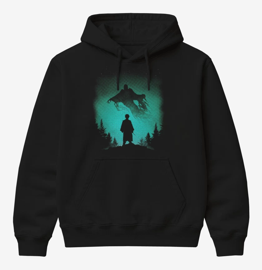 Poleron Canguro básico Negro de Dementor II