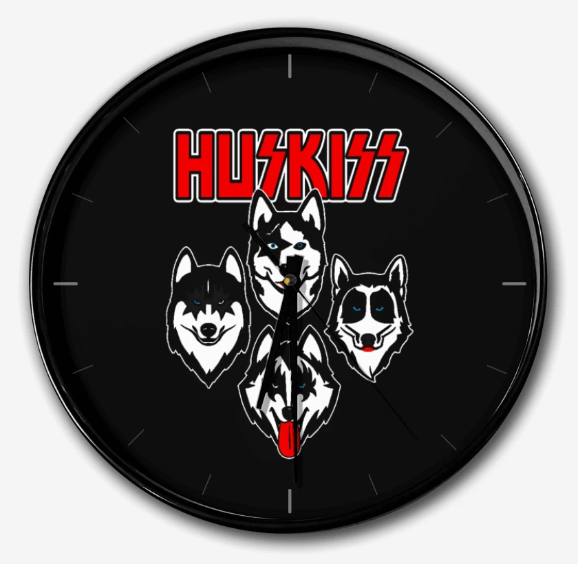 Reloj Negro de huskis