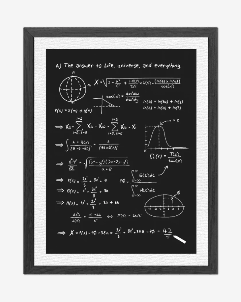 Cuadro decorativo El significado de la vida