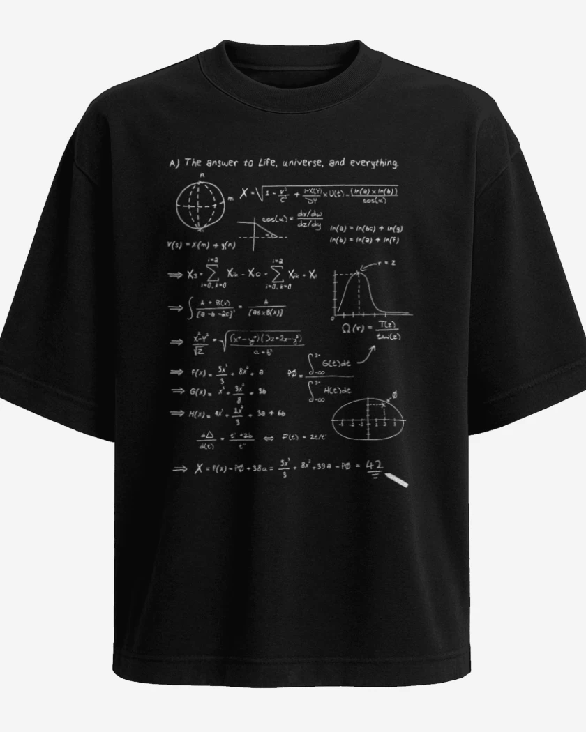 Polera Oversize El significado de la vida