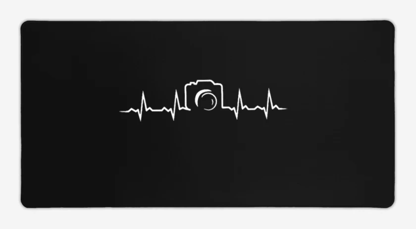 Mouse pad Gamer Negro de love camera II
