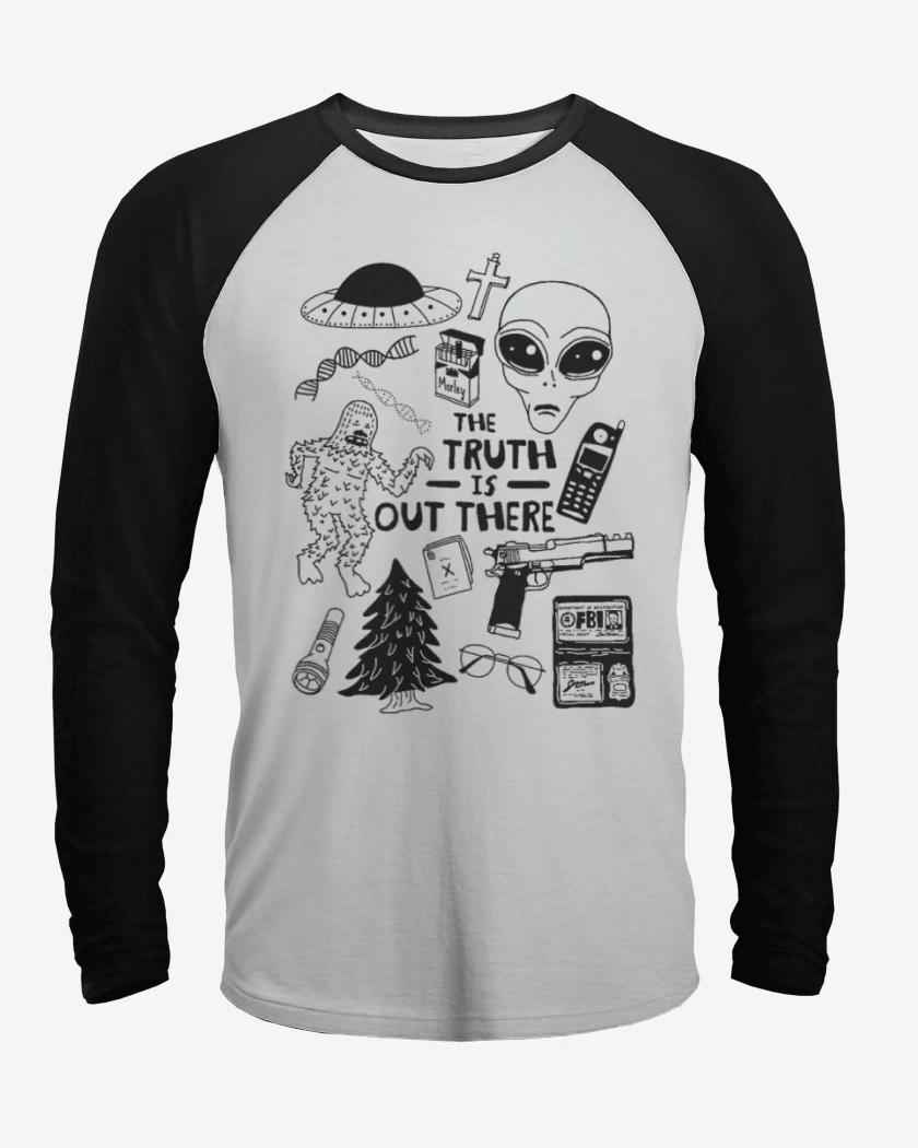 Polera Raglan archivos X 