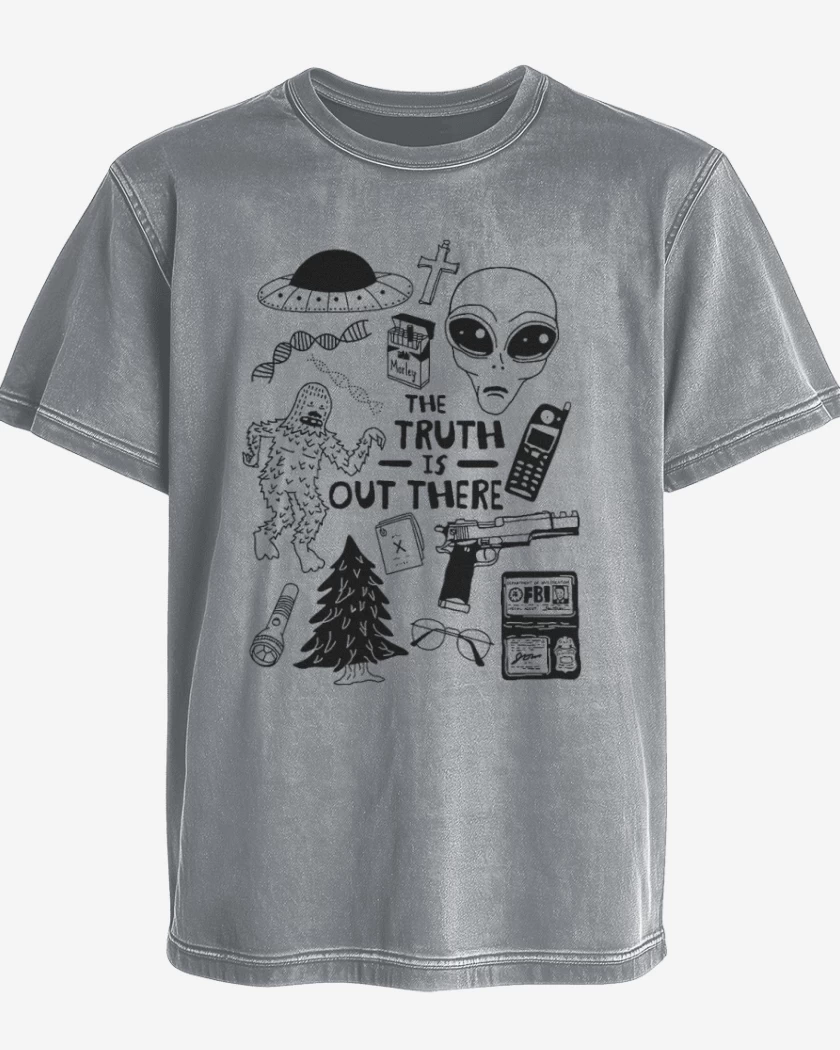 Polera desgastada archivos X 