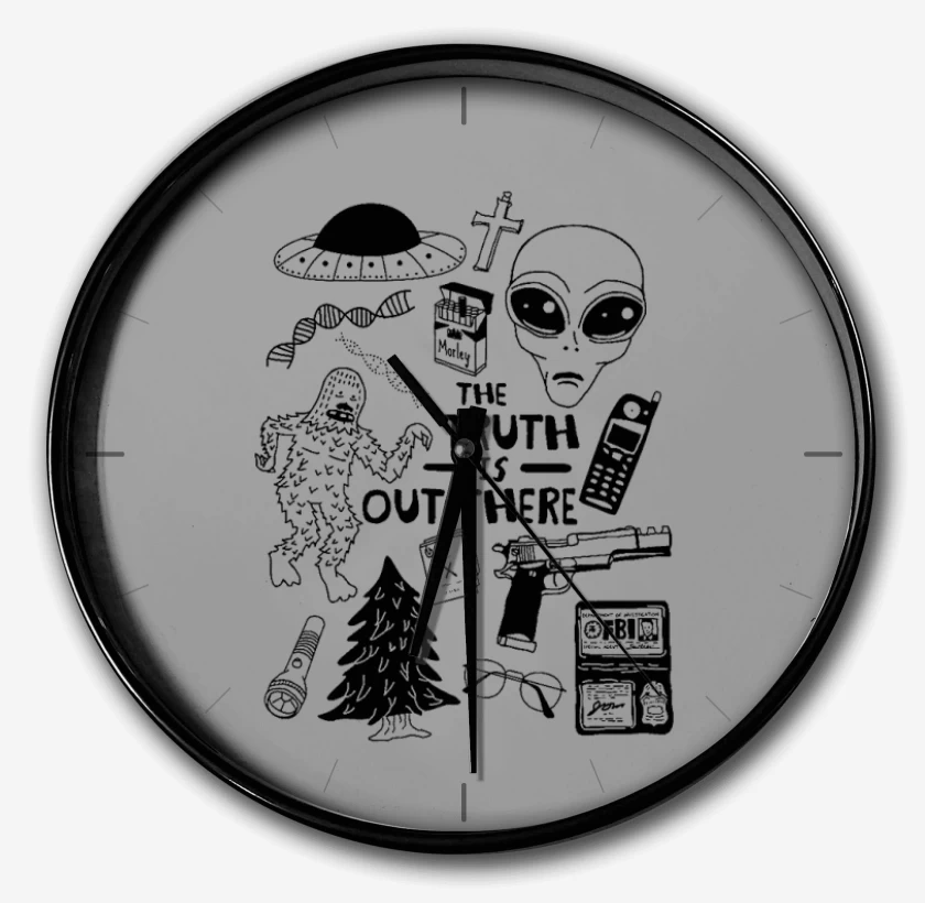 Reloj Gris Melange de archivos X 
