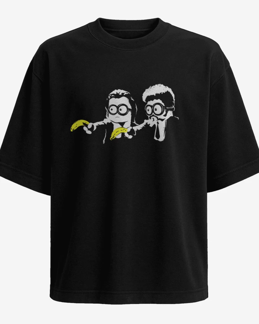 Polera Oversize Negro de Pulpmicton