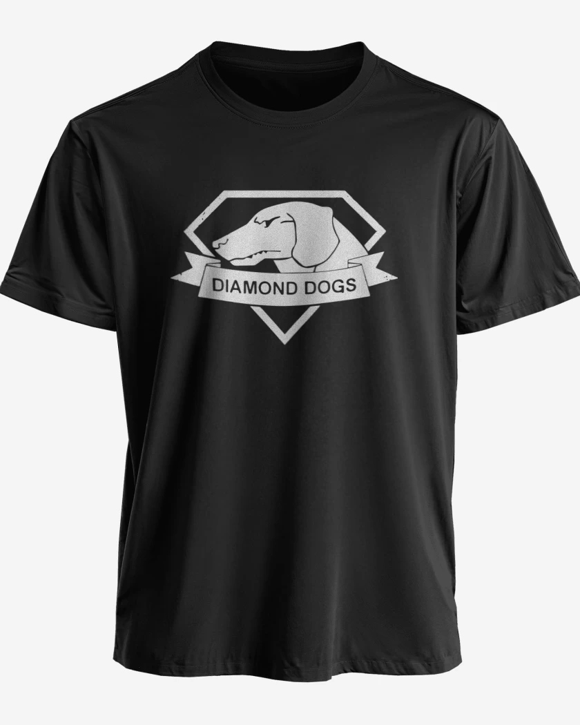 Polera premium Negro de Diamond Dogs