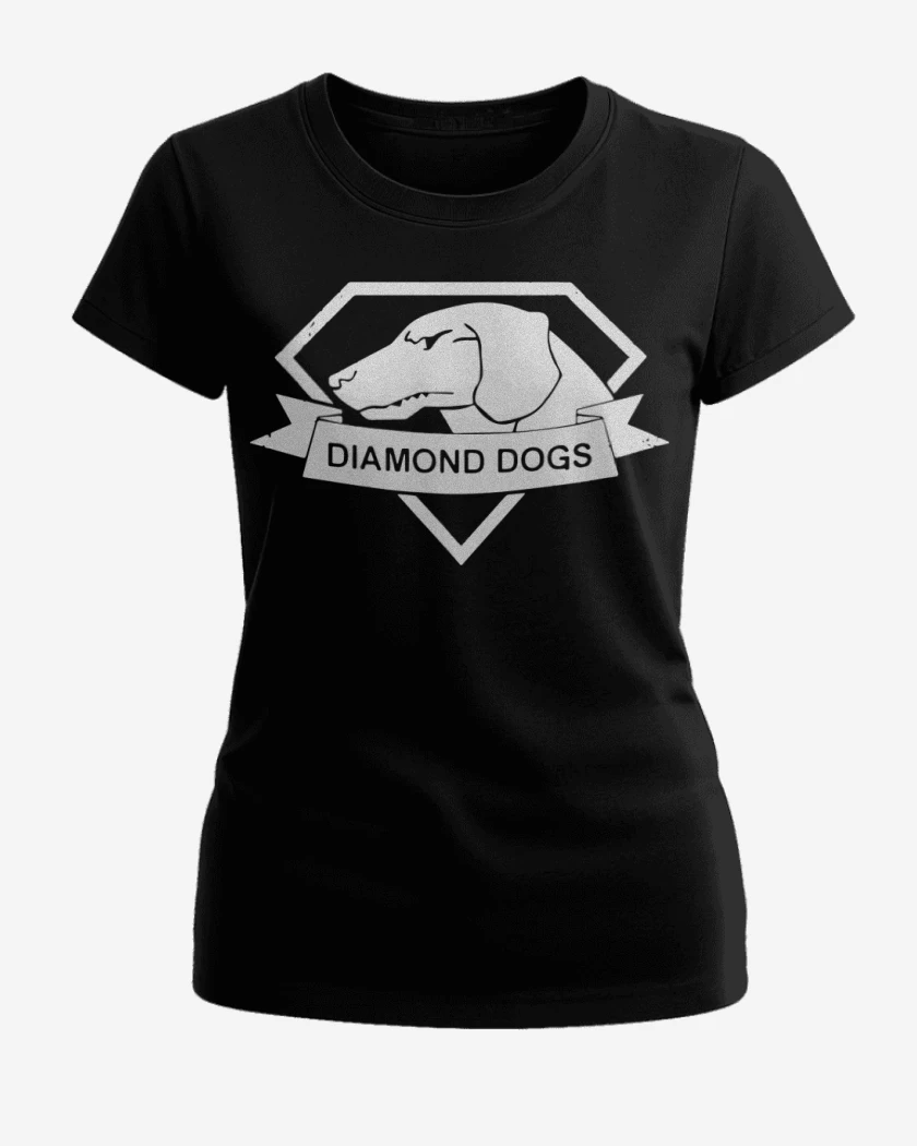 Polera de Mujer Negro de Diamond Dogs