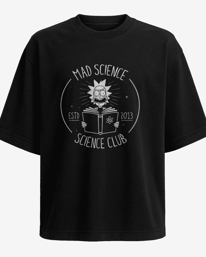Polera Oversize Club de ciencia