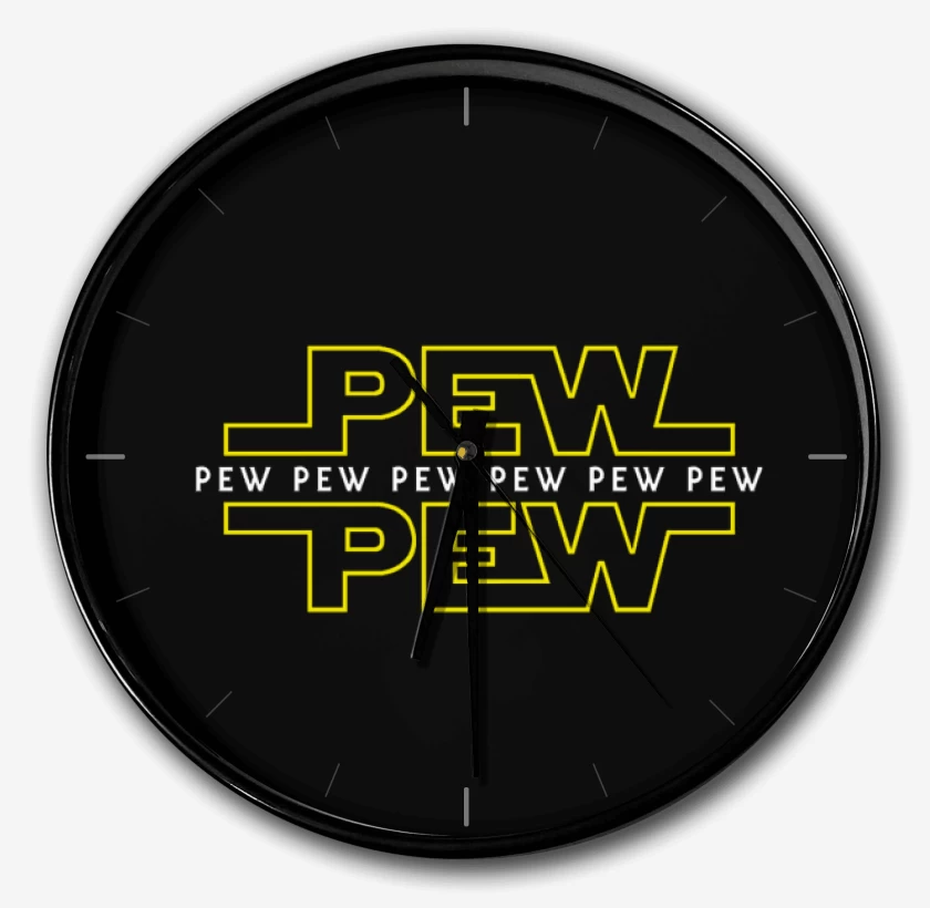 Reloj Negro de Star pew