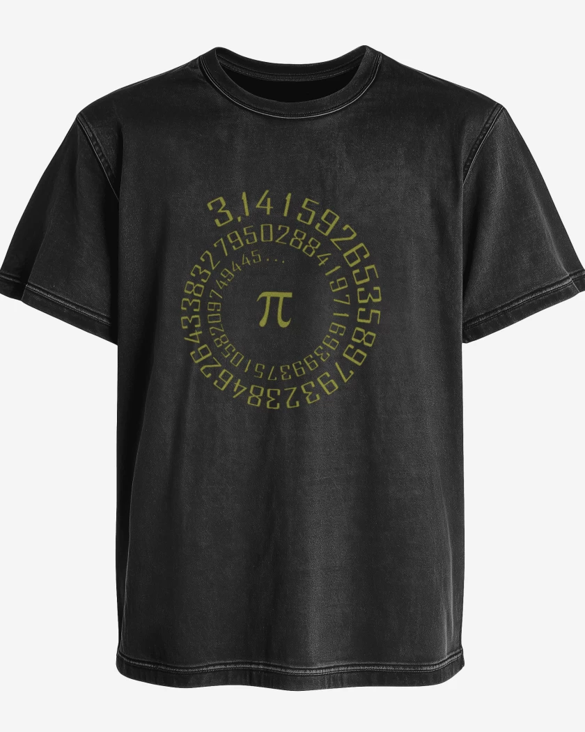 Polera desgastada Negro de PI 314