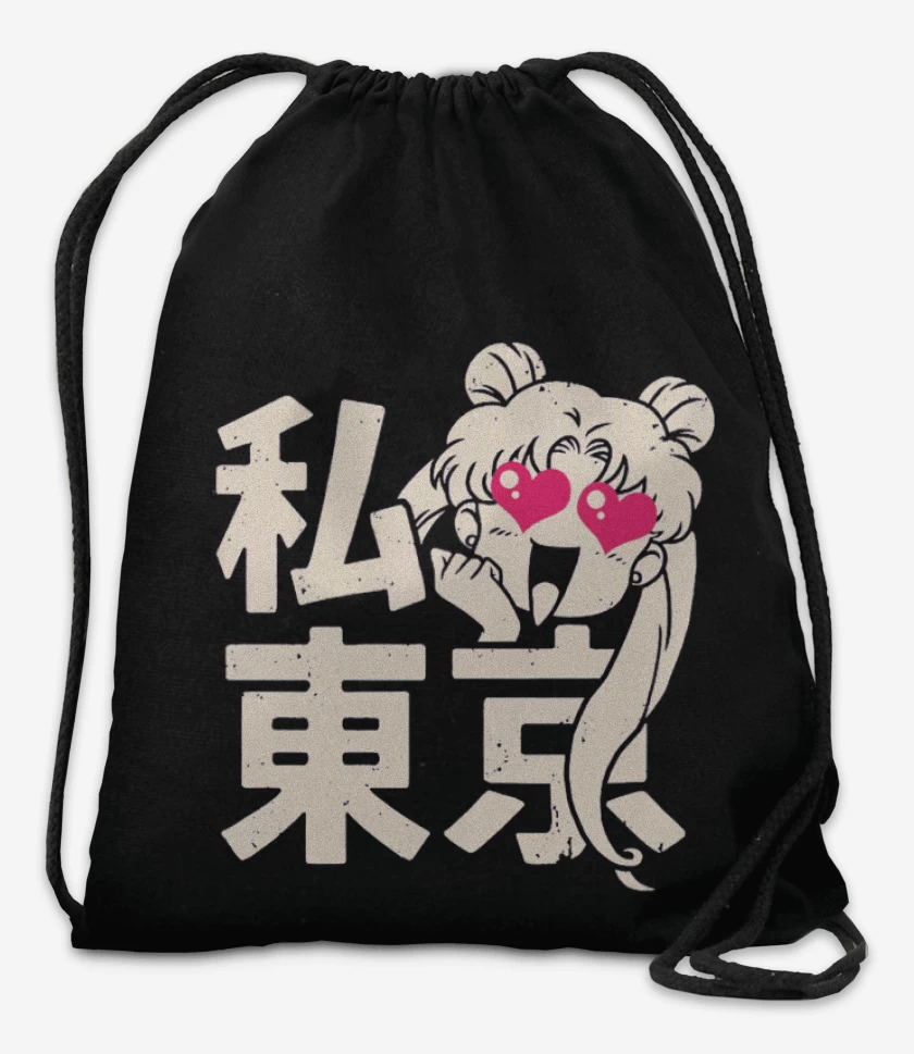 Mochila Negro de Sailor moon II