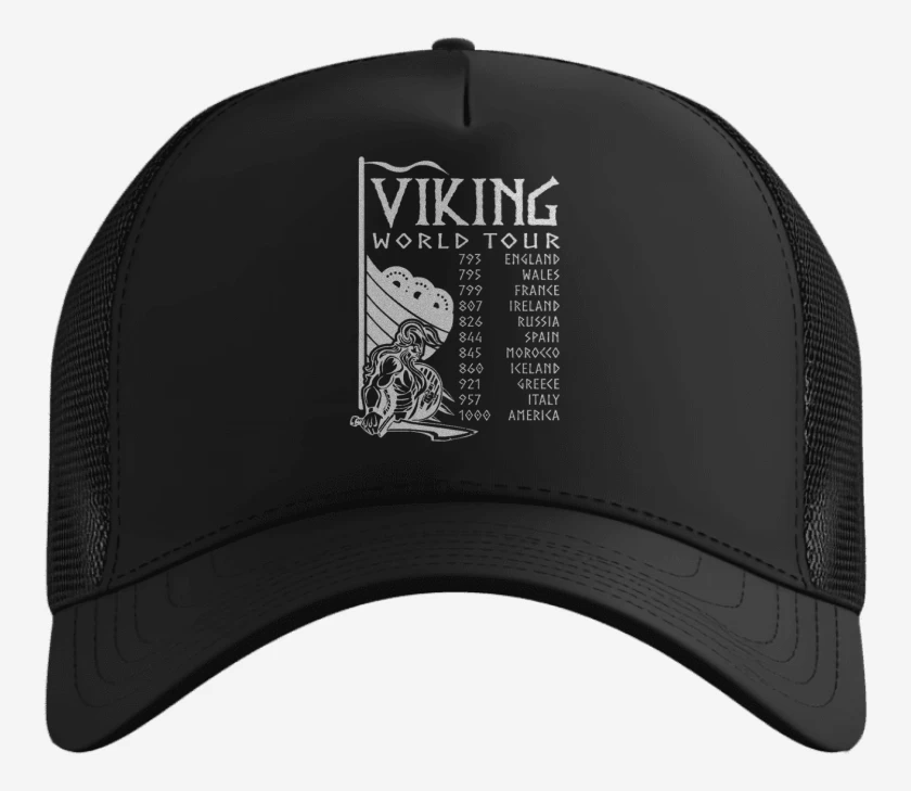 Gorro Negro de Tour Vikingo