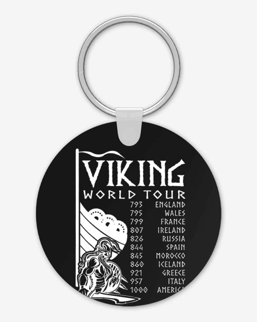 Llavero Negro de Tour Vikingo