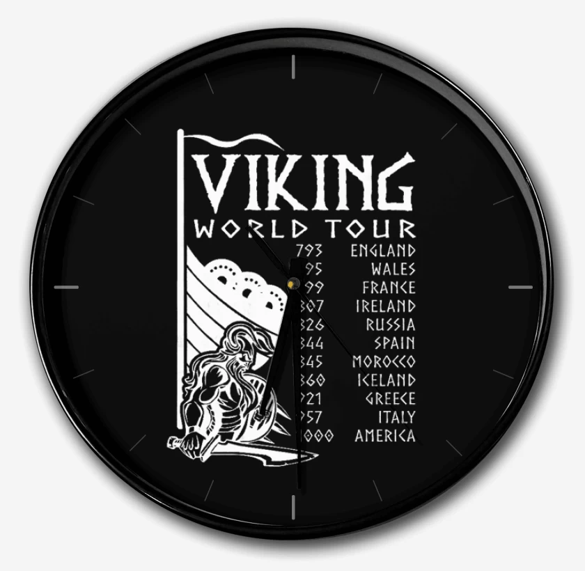 Reloj Negro de Tour Vikingo