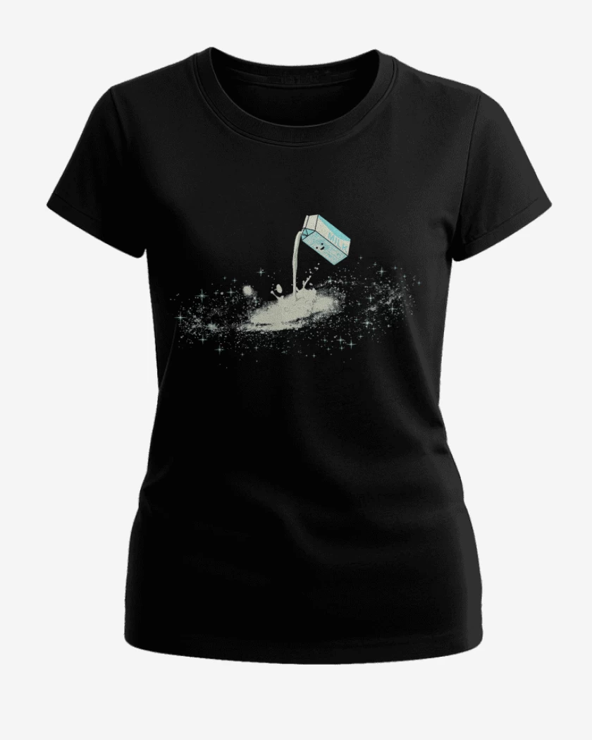 Polera de Mujer Negro de Via lactea