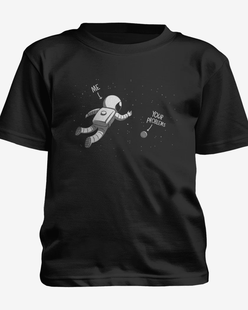 Polera de niño Blanco de Tus problemas...