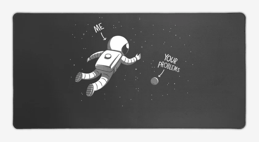 Mouse pad Gamer Carbon de Tus problemas...