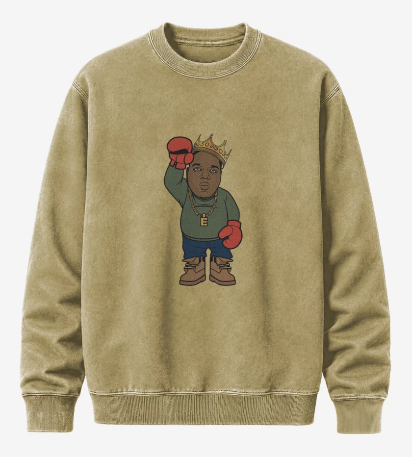 Poleron Polo Acid Wash Beige de East Biggie