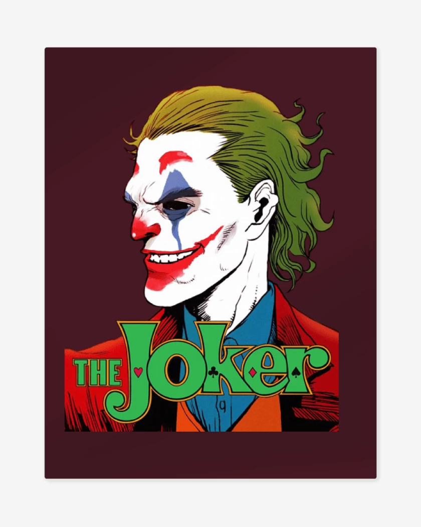 Print metalico Burdeo de the bromista 