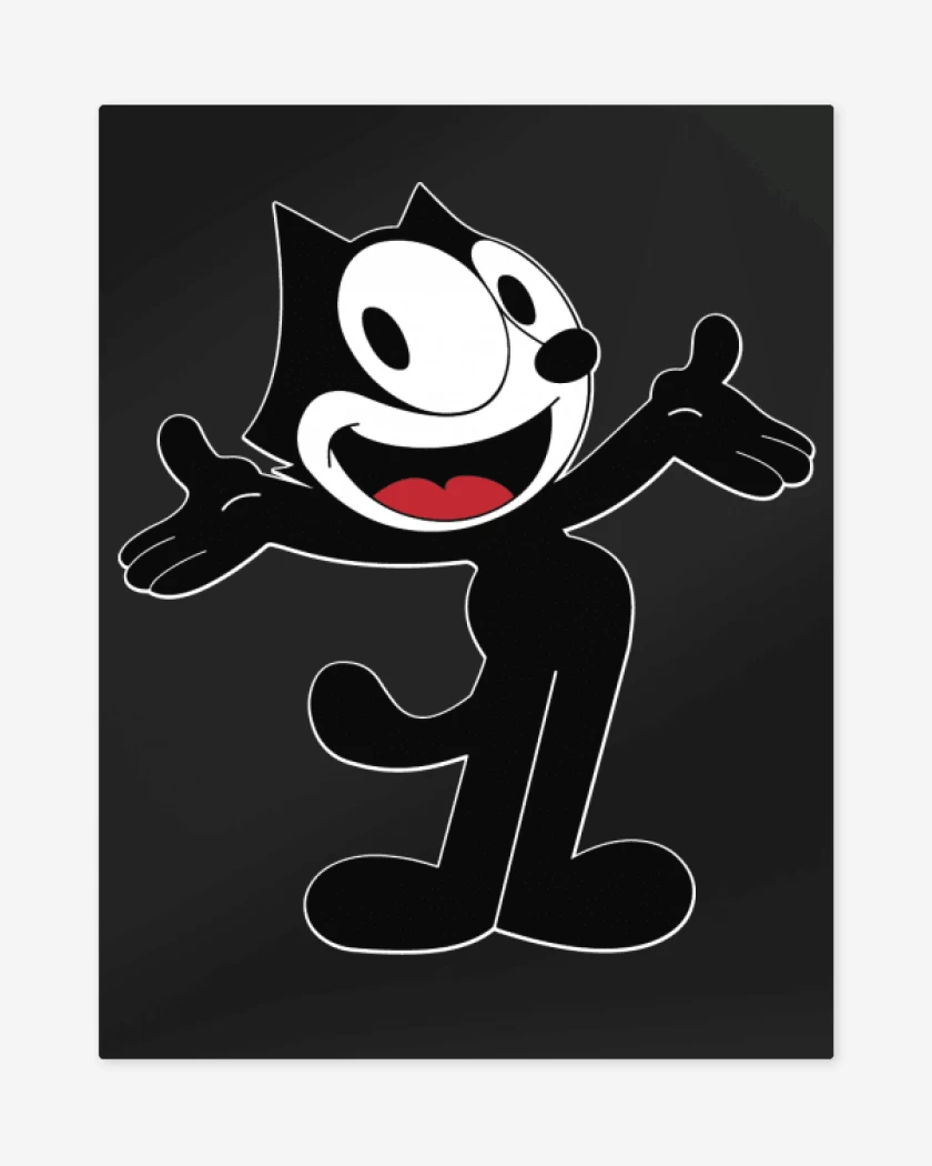 Print metalico Negro de Felix