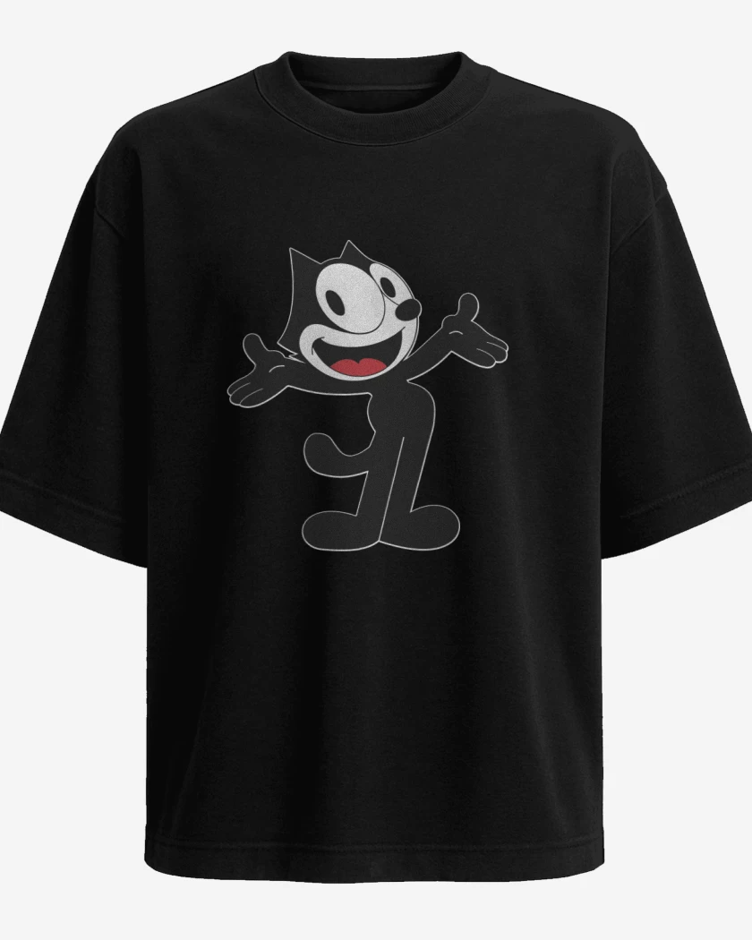 Polera Oversize Negro de Felix