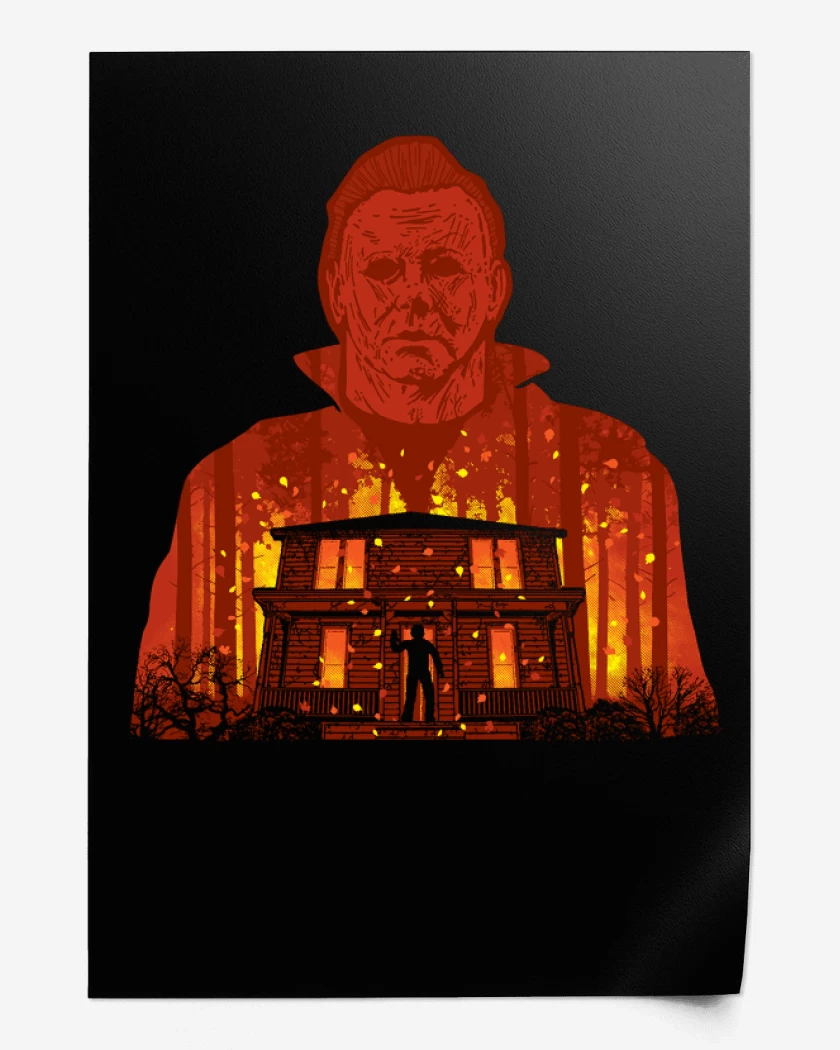 Print Negro de Michael Myers