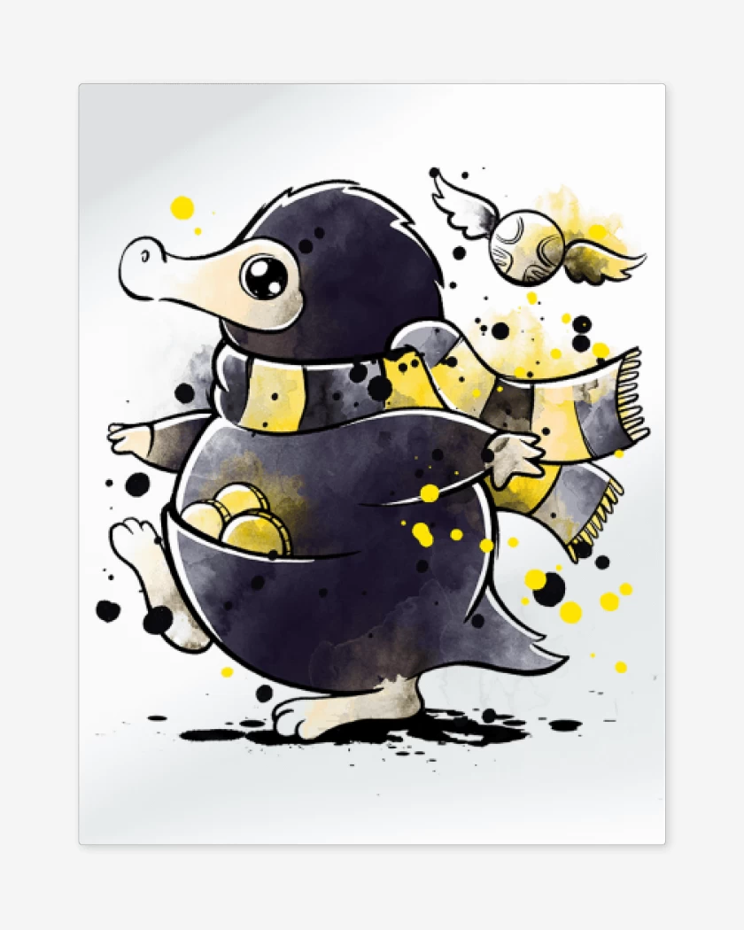 Print metalico Nefflir animales fantasticos 