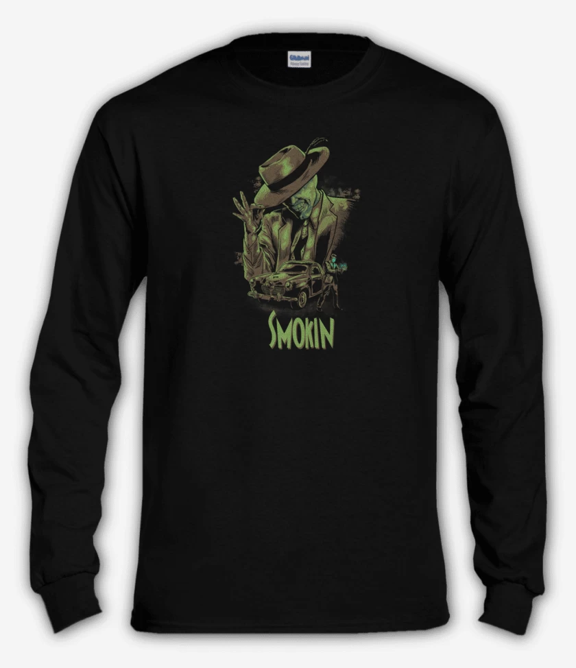 Polera manga larga Negro de The mask 