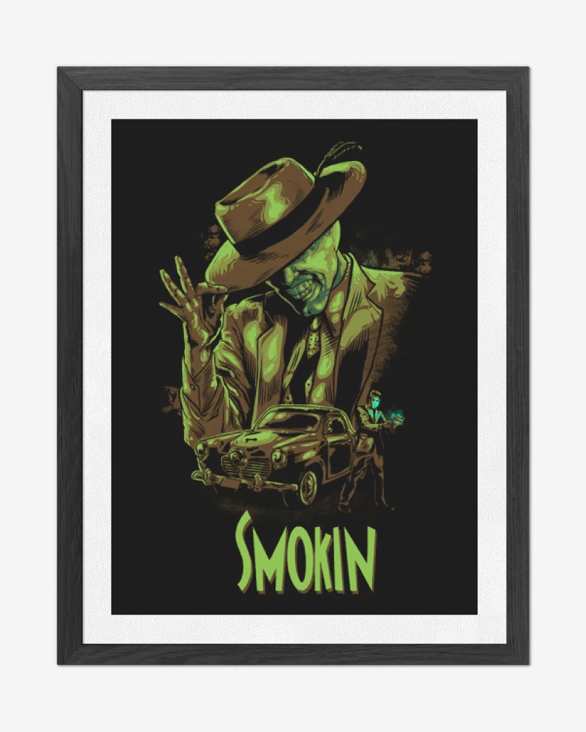 Cuadro decorativo Negro de The mask 