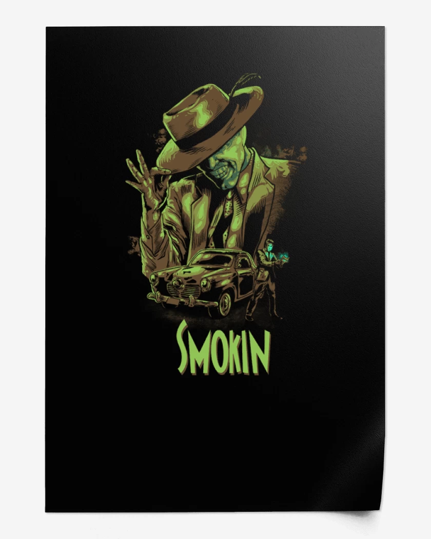 Print Negro de The mask 