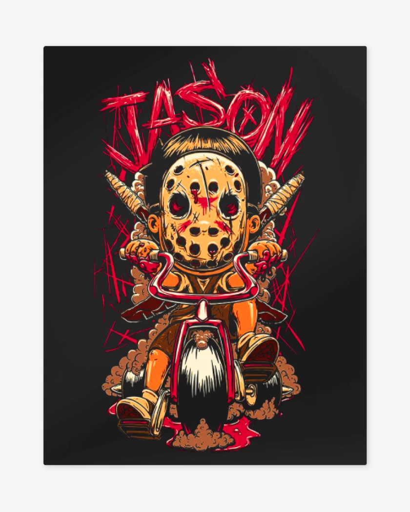 Print metalico Negro de Jason 2