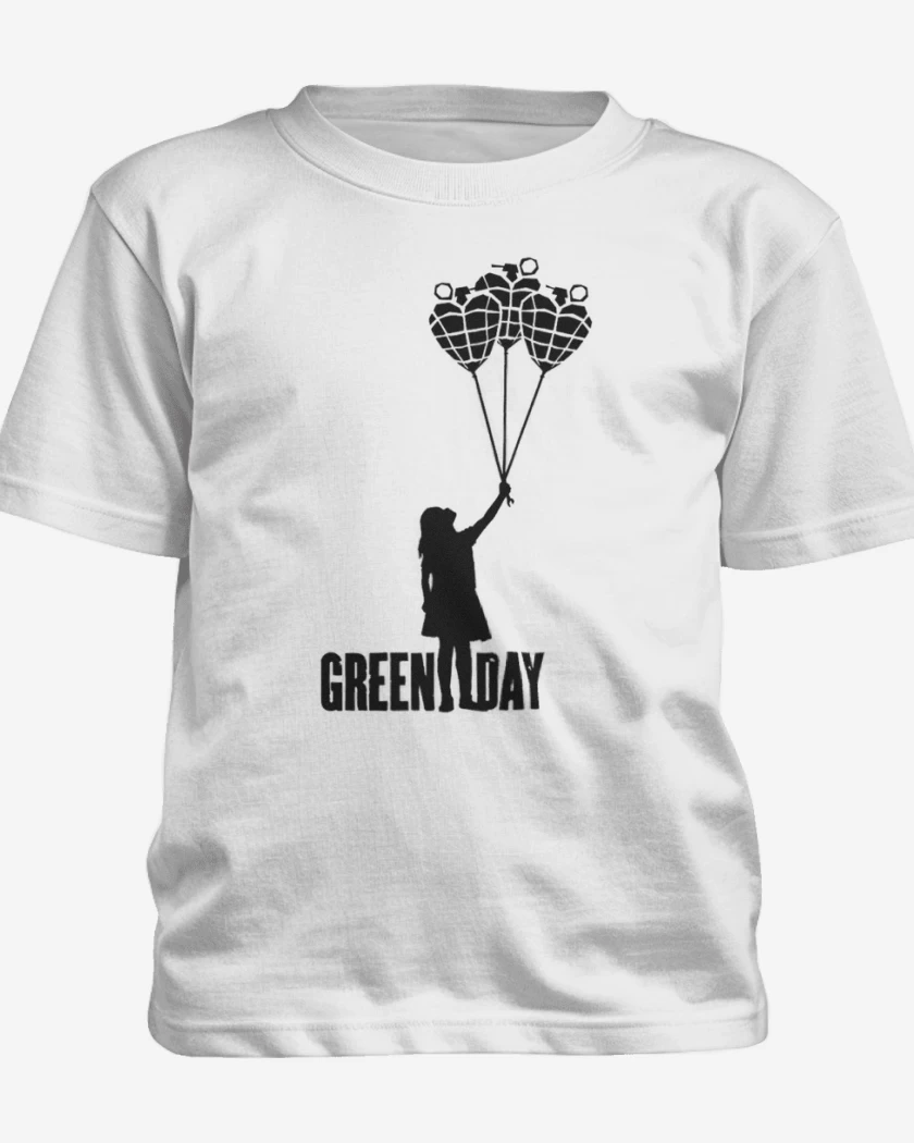 Polera de niño Blanco de Green day