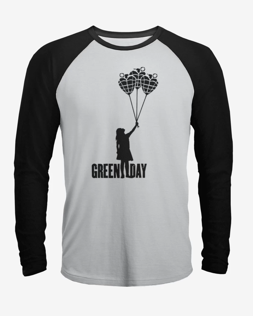 Polera Raglan Green day