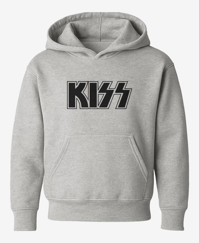 Poleron de niño Gris Melange de Kiss logo