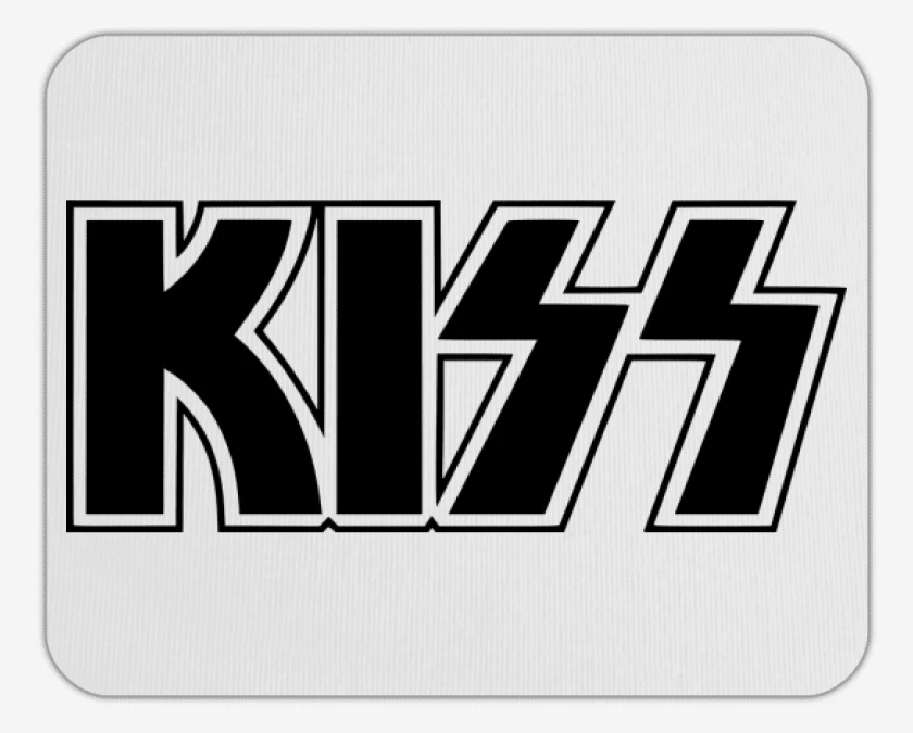 Mousepad Kiss logo